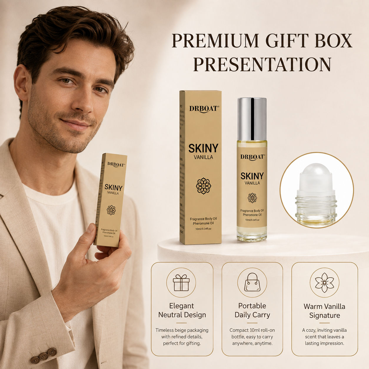 남성용 롤온 향수 오일, 피부처럼 부드러운 바닐라 화이 - Perfume Alcohol Fragrance 리뷰 및 가격